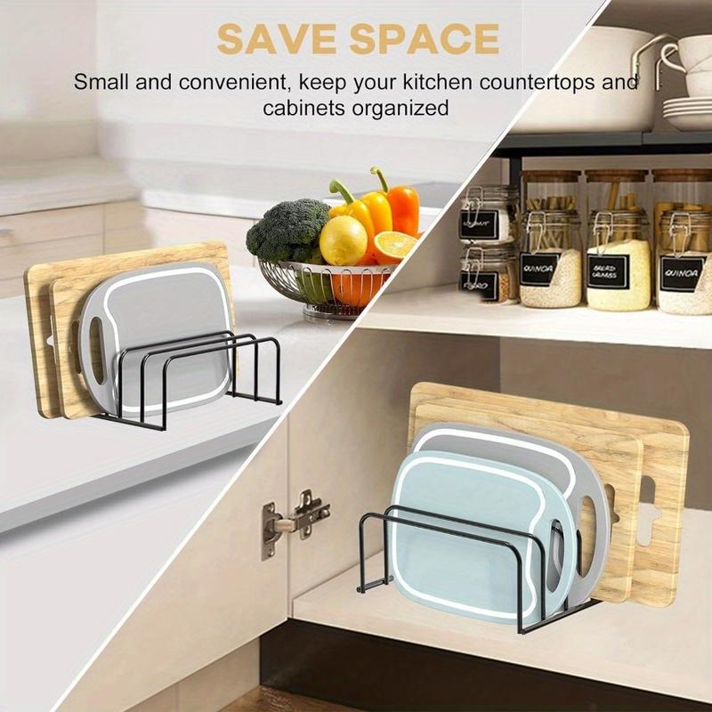 Kitchen Baking Sheet Organizer - 1 adet kesme tahtası organizatör mutfak