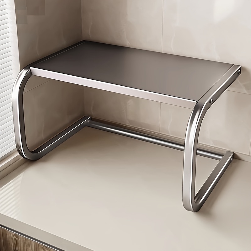 Kitchen Baking Rack - Geniş 2 Katlı Metal Mikrodalga Fırın