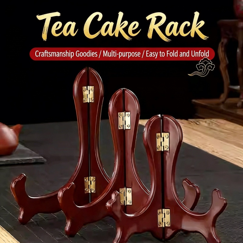 Kitchen Baking Rack - 1 adet Vintage Ahşap Tabak Sergi