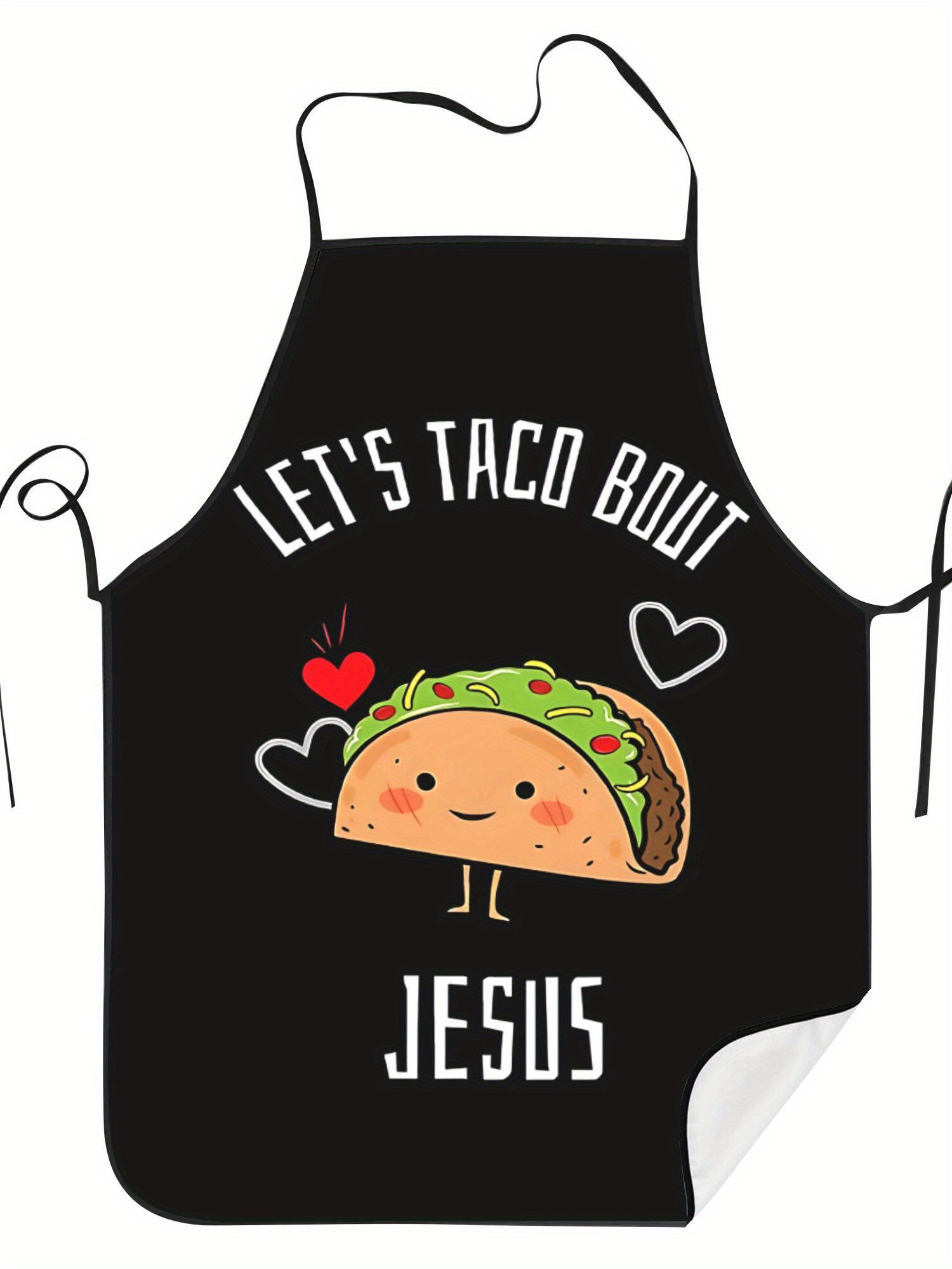 Kitchen Baking Quotes - Let's Taco Bout Jesus Mutfak Önlüğü