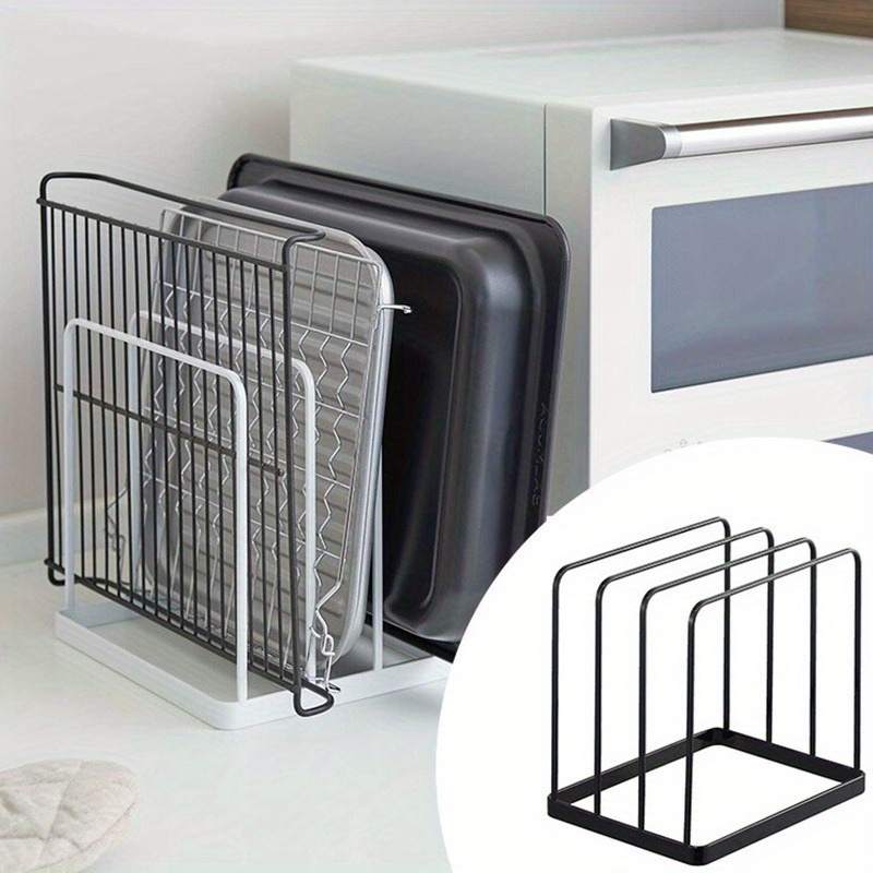 Kitchen Baking Rack - Dikey Kesme Tahtası Rafı Dört Katlı
