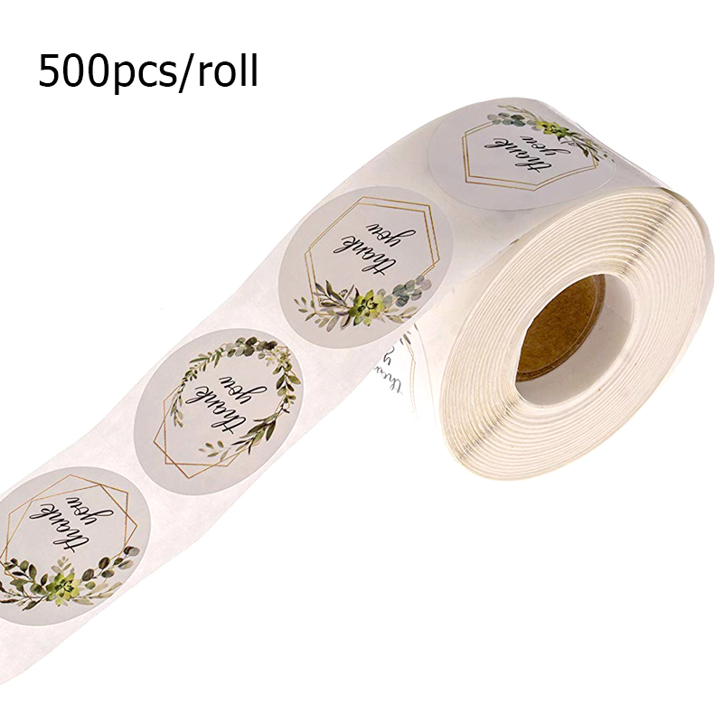Kitchen.Baking Labels - 500 adet Teşekkür Ederim Rulo Çıkartmalar