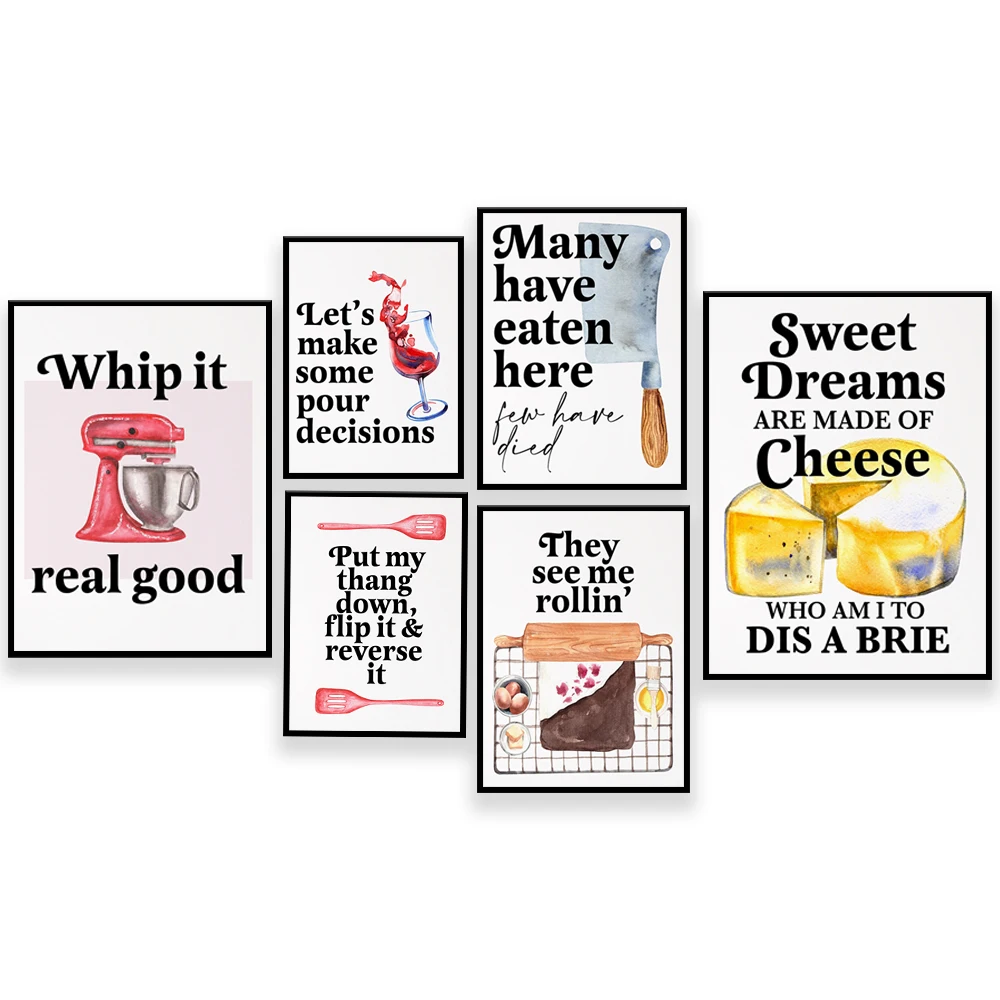 Komik Pişirme Sözleri Posterle - Kitchen Baking Quotes incelemesi ve fiyatı