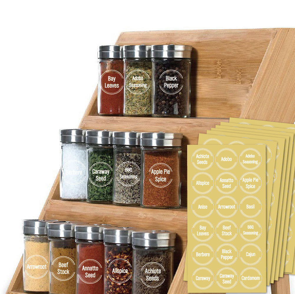 144 adet baharat kavanozu etik - Kitchen.Baking Labels incelemesi ve fiyatı