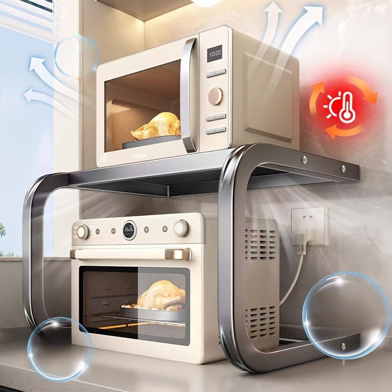 Geniş 2 Katlı Metal Mikrodalga - Kitchen Baking Rack incelemesi ve fiyatı