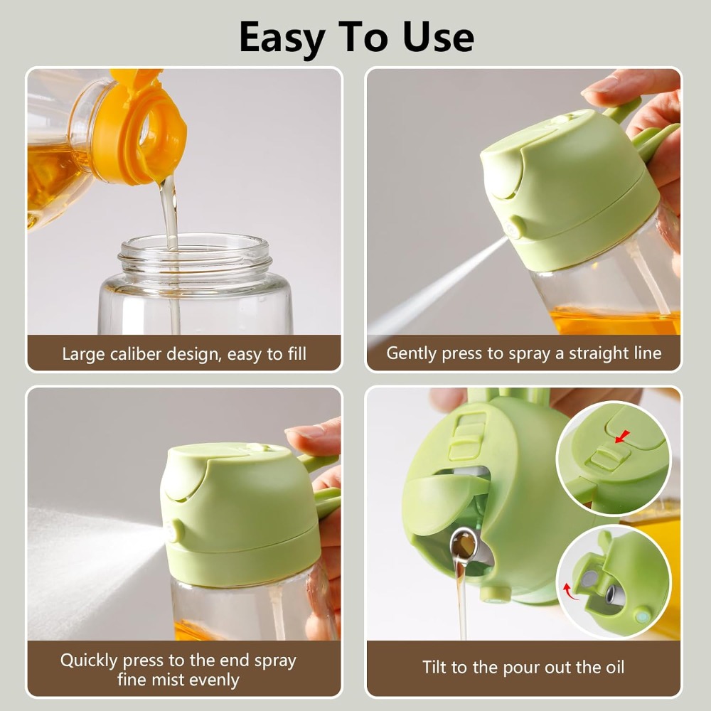 Yeşil Cam Yağ Spreyi ve Dağıtı - Kitchen.Baking Labels incelemesi ve fiyatı