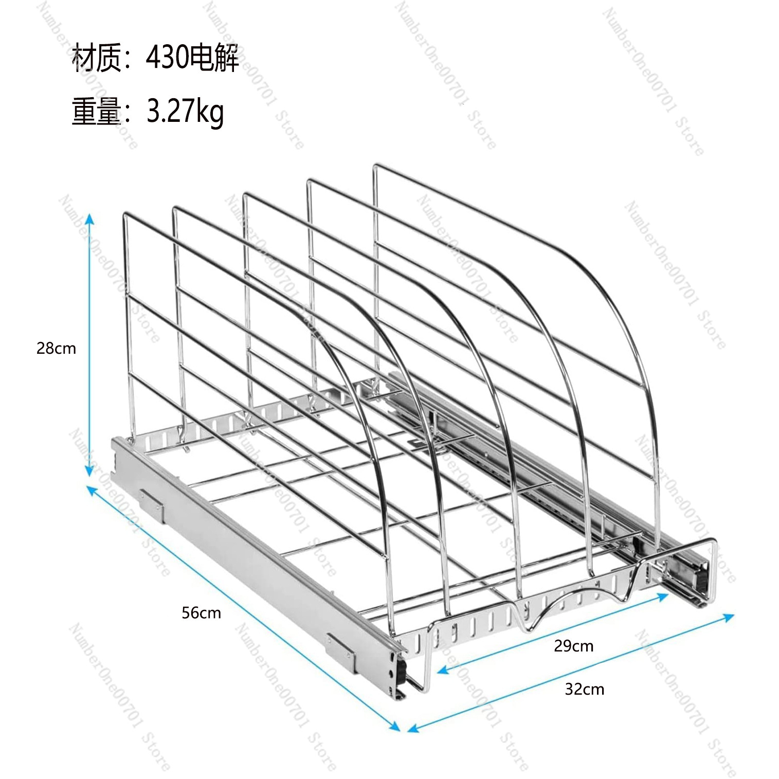 Fırın Tepsileri, Tabaklar, Kes - Kitchen Baking Sheet Organizer incelemesi ve fiyatı