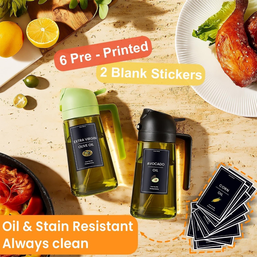 Işık Geçirmez 16oz 470ml Zeyti - Kitchen.Baking Labels incelemesi ve fiyatı