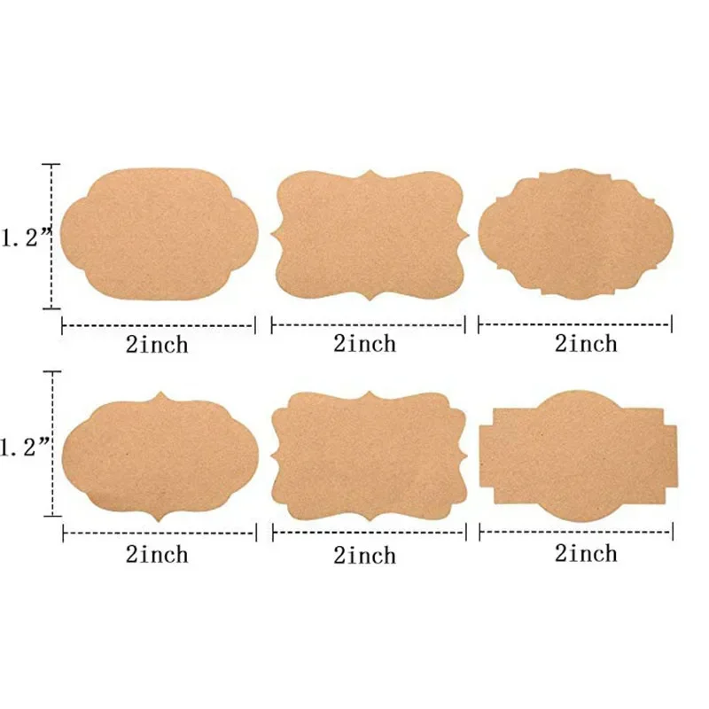 300 Adet Kraft Etiket El Yazıs - Kitchen.Baking Labels incelemesi ve fiyatı