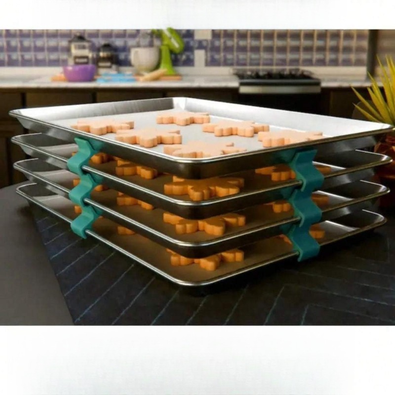 İstiflenebilir Kurabiye Tepsis - Kitchen Baking Sheet Organizer incelemesi ve fiyatı