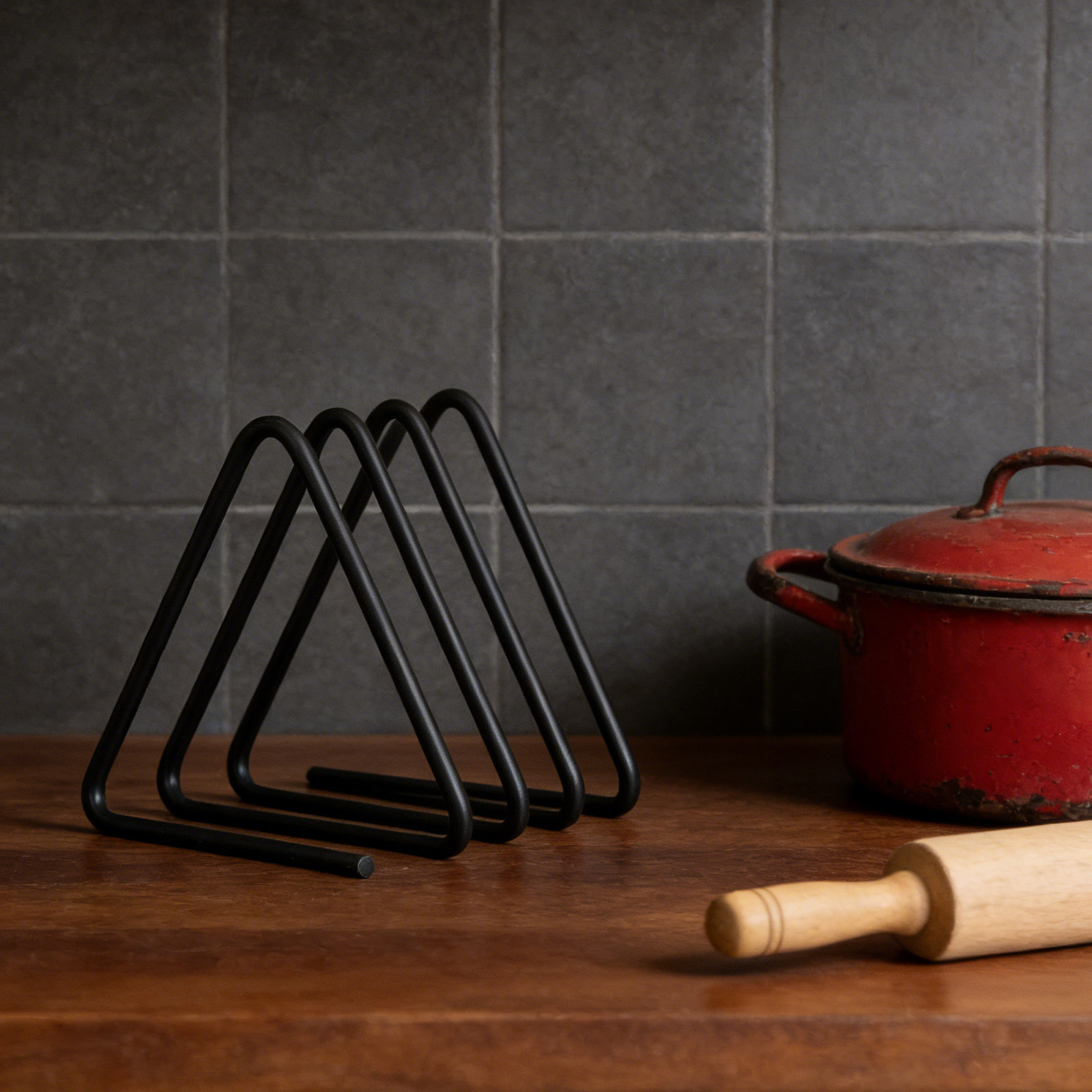 Üçgen Kesme Tahtası Tutucu Yer - Kitchen Baking Sheet Organizer incelemesi ve fiyatı