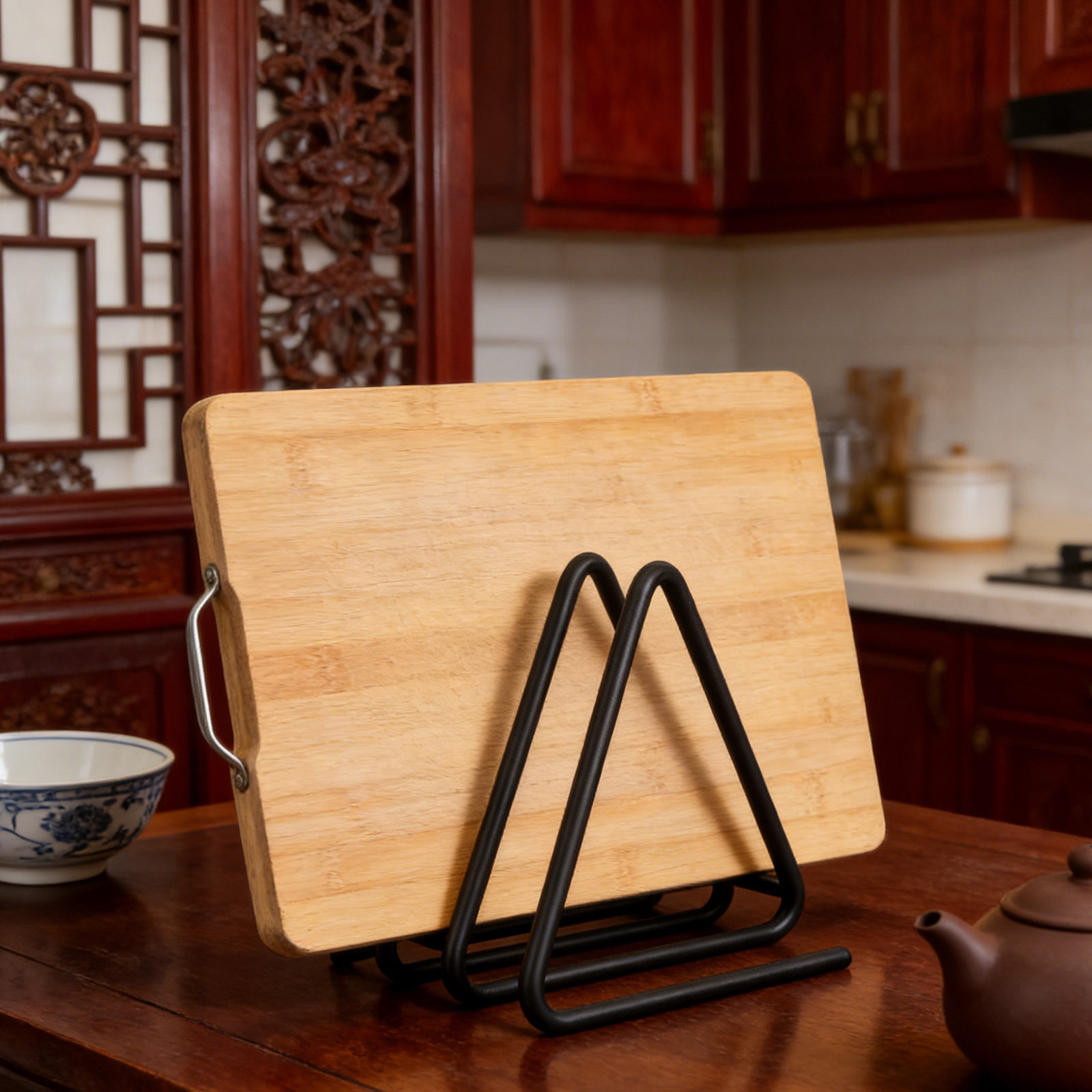 Üçgen Kesme Tahtası Tutucu Yer - Kitchen Baking Sheet Organizer incelemesi ve fiyatı