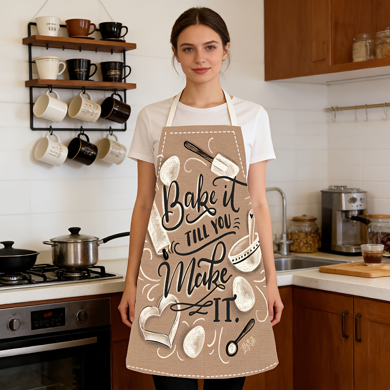 1 adet pişirme önlüğü bej mutf - Kitchen Baking Quotes incelemesi ve fiyatı