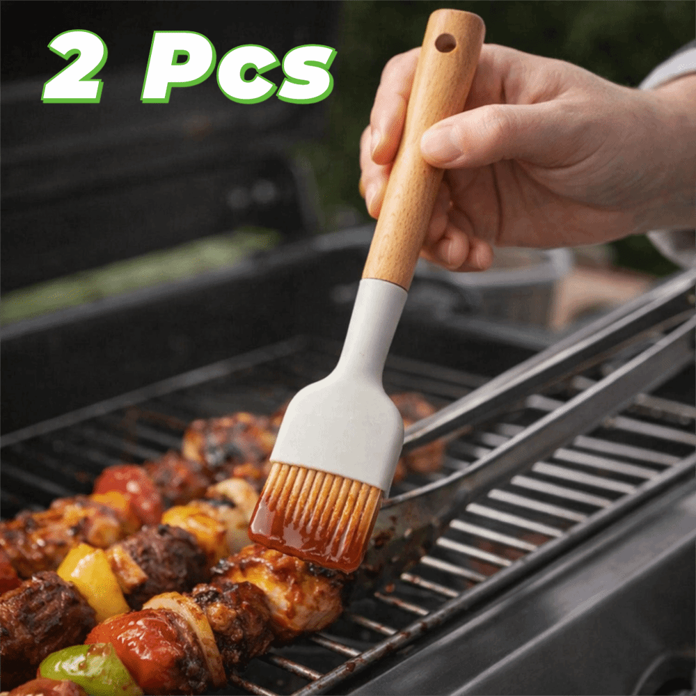 2 adet ahşap saplı silikon bar - Pastry Brush Silicone incelemesi ve fiyatı