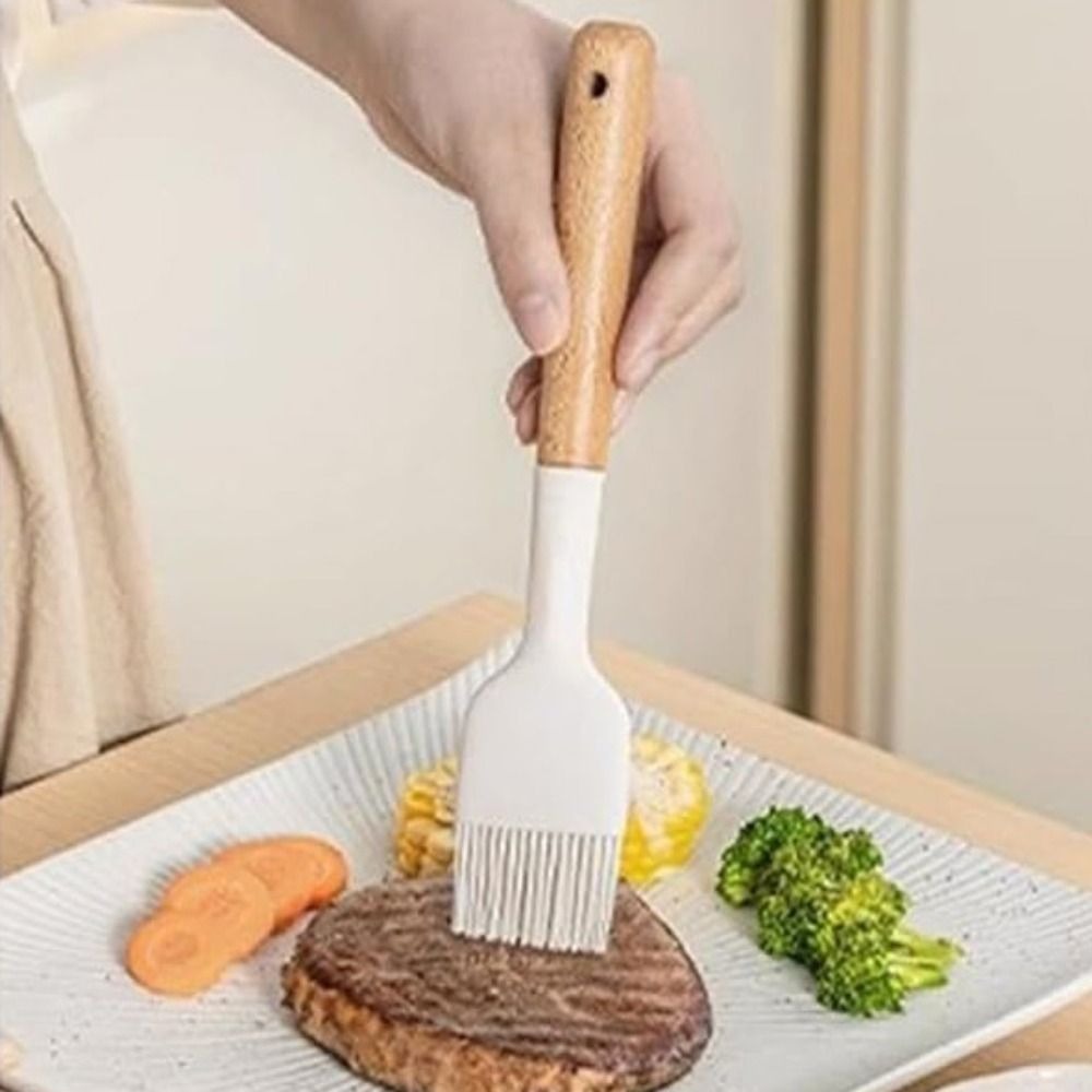 2 adet ahşap saplı silikon bar - Pastry Brush Silicone incelemesi ve fiyatı