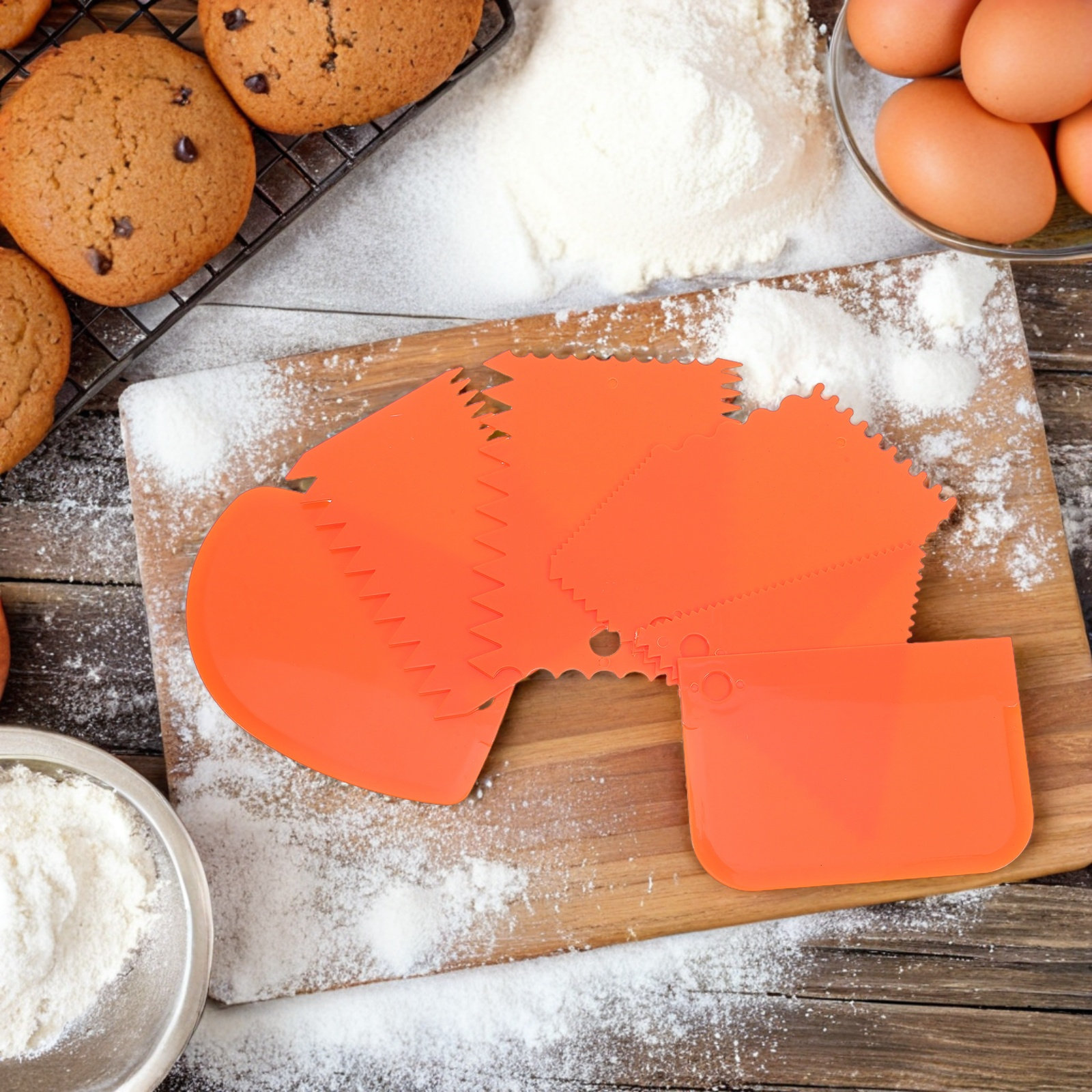 6 Parça Kek Bıçağı Seti Profes - Fondant Smoother Set incelemesi ve fiyatı